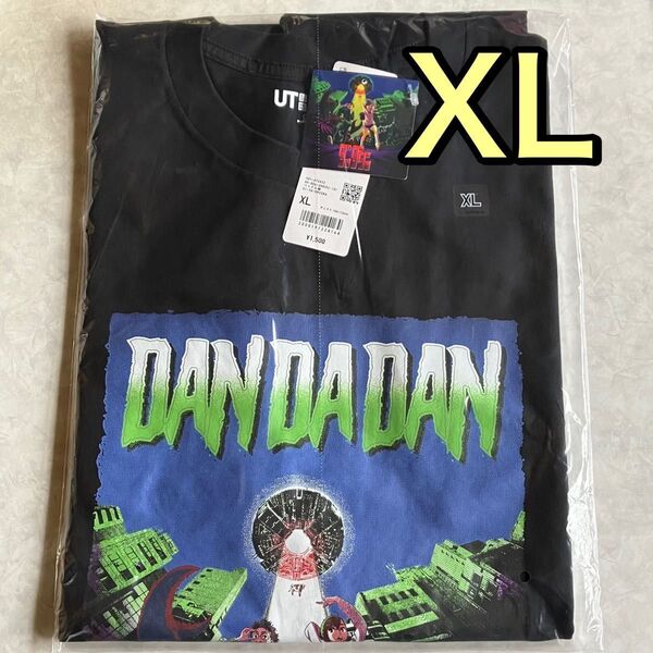 【XLサイズ】 ユニクロ UT ダンダダン 半袖Tシャツ ブラック 未使用 タグ付き