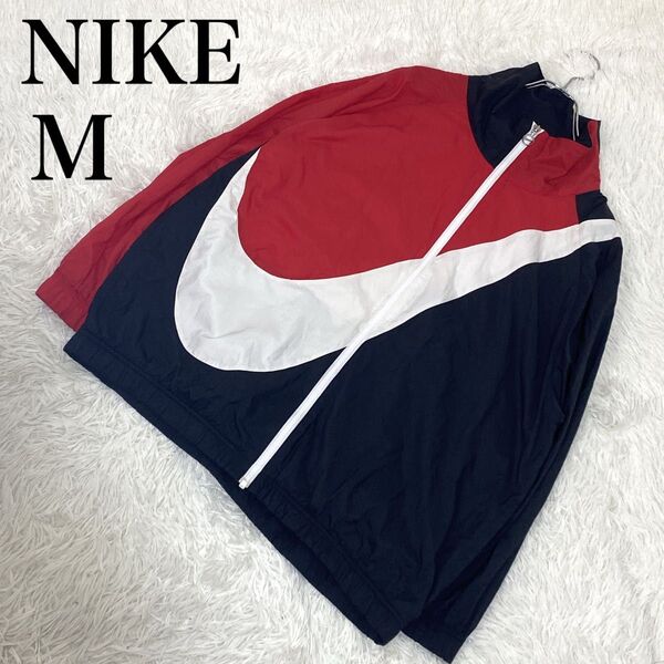 NIKE ナイキ ナイロンジャケット ウインドブレーカー ビッグロゴ M
