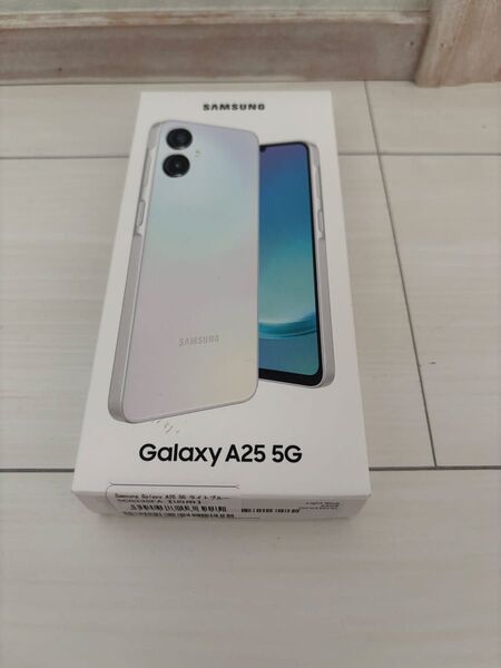 新品 Samsung Galaxy A25 5G SIMフリー サムスン ギャラクシー ライトブルー 一括購入
