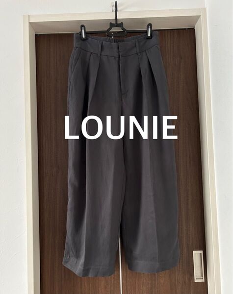 LOUNIE ルーニィ ワイドクロップドパンツ 美品