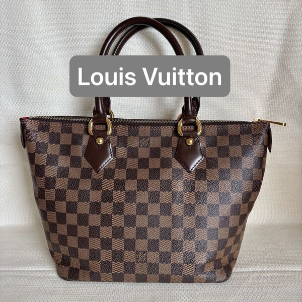 大幅値下【超美品】Louis Vuitton ルイヴィトン ハンドバッグ レディース サレヤPM ダミエ ブラウン バッグ