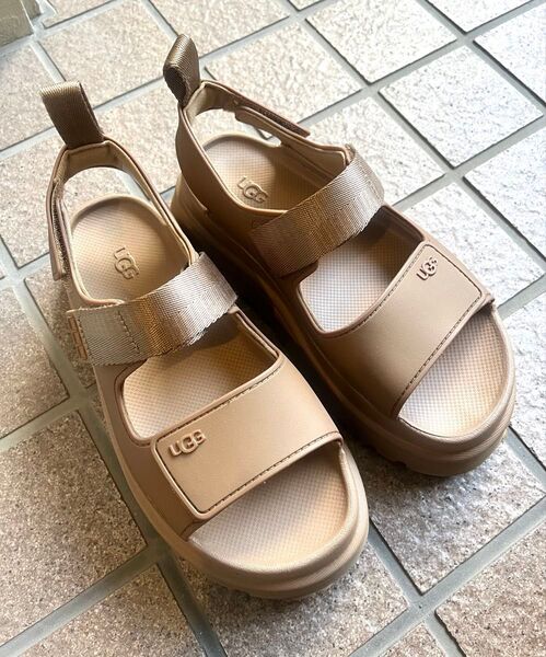 UGG サンダル GOLDENGLOW ゴールデングロウ キャメル 23サイズ