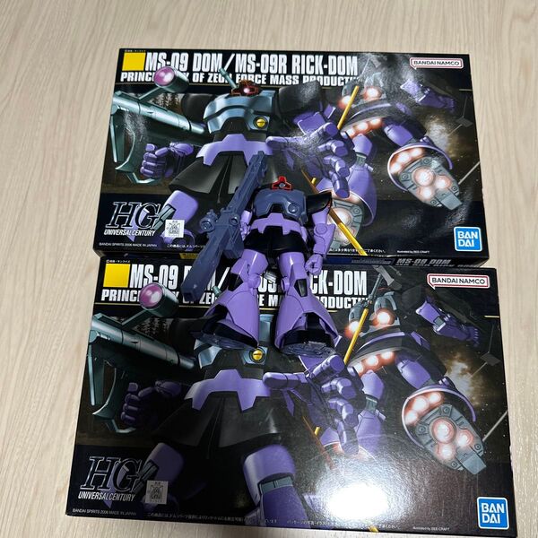【ガンプラ3点セット】 HGUC ドム/リックドム 3体