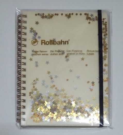 デルフォニックス DELFONICS ロルバーン ポケット付 メモ グリッター L クリーム