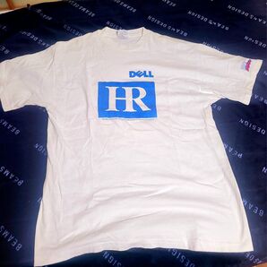 DELL 企業ロゴTシャツ Human Resource ホワイト 古着