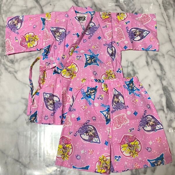 甚平 キミとアイドルプリキュア ピンク 110サイズ