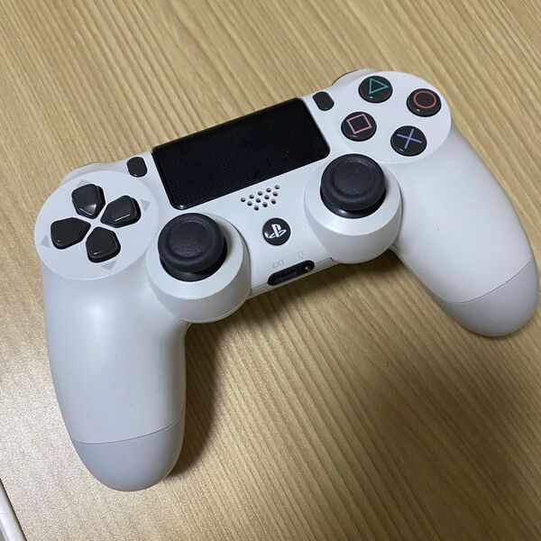 PS4 Playstation4 ワイヤレスコントローラー デュアルショック4 ホワイト 動作良好
