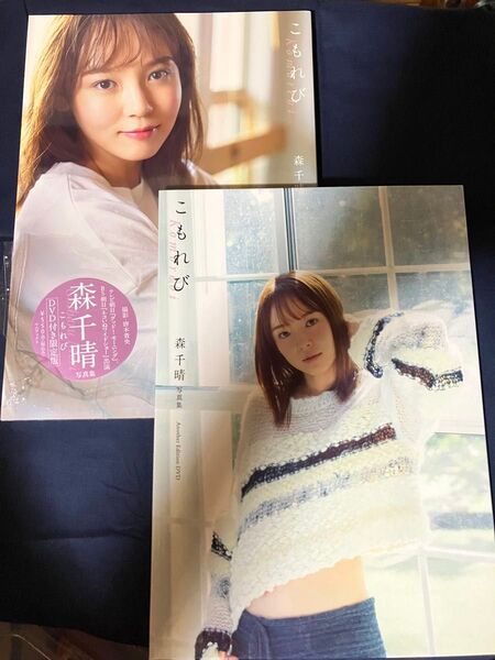 最新作 ほぼ新品 森千晴 1st 写真集 こもれび DVD付 限定版 グッド!モーニング ネコいぬワイドショー セント・フォース