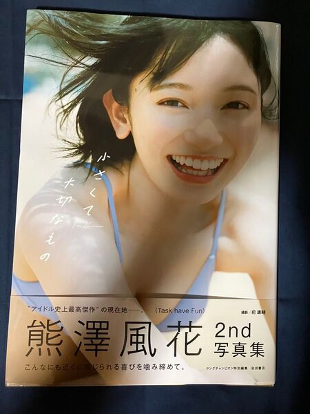 最新作 ほぼ新品 超美品 熊澤風花 Task have fun 2nd 写真集 小さくて大切なもの 帯付 初版1刷 水着 下着