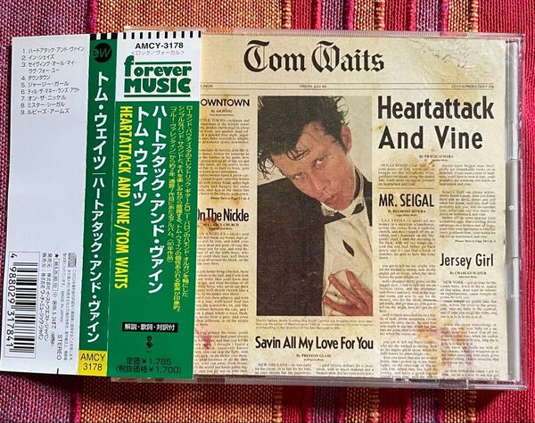 Tom Waits / Heartattack and Vine 帯付き国内盤CD トム・ウェイツ
