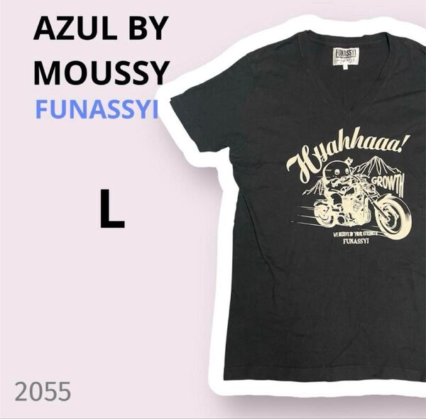 AZUL BY MOUSSY FUNASSYI Tシャツ ふなっしー 半袖Tシャツ