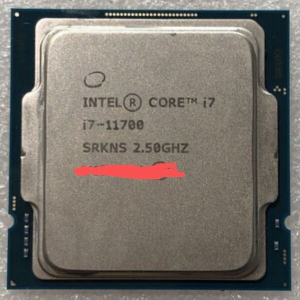 Intel core i7 11700 動作OK