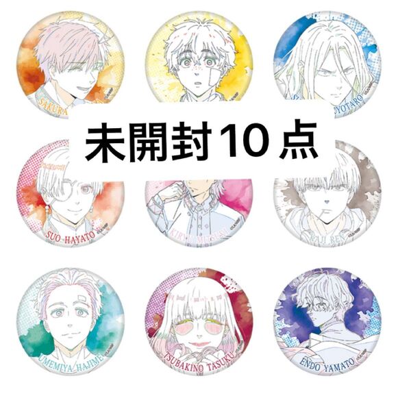 WIND BREAKER ウィンブレ TSUTAYA 原画 缶バッジ コレクション 未開封 10点 堂哉真斗 桜遙 蘇枋隼飛