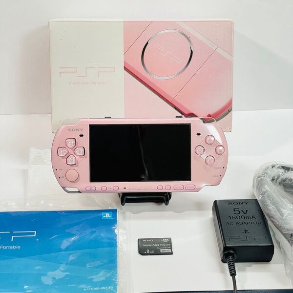 【極美品】SONY PSP-3000 ブロッサムピンク 箱付きセット プレイステーションポータブル Playstation