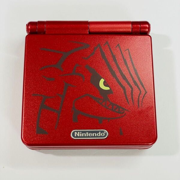 【新品シェル】ゲームボーイアドバンスSP グラードン エディション AGS-001 GBA Nintendo