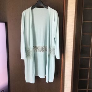 ミントカラー カーディガン