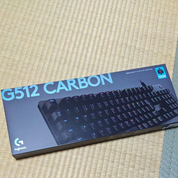 ロジクール G512 Carbon RGBメカニカルゲーミングキーボード タクタイル G512r-TC (ブラック)