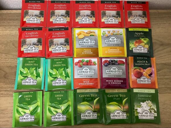 AHMAD TEA アーマッドティー 紅茶やハーブティーなどティーバッグ 20袋