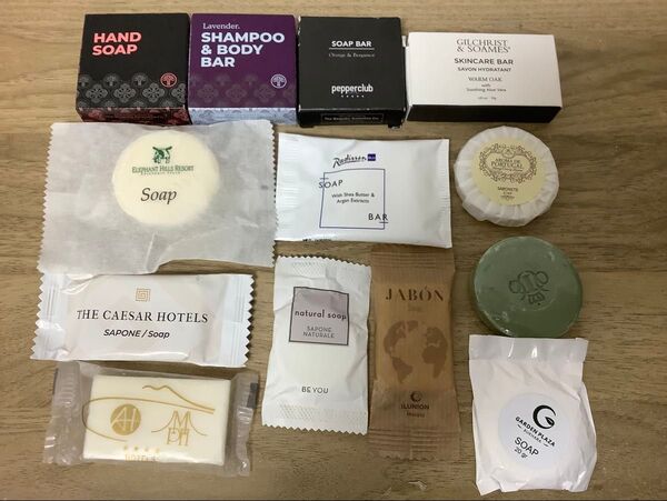 石鹸 ホテルのアメニティ 色々 13個