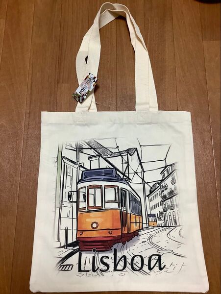 【新品未使用】リスボン路面電車デザイン エコバッグ トートバッグ ポルトガル
