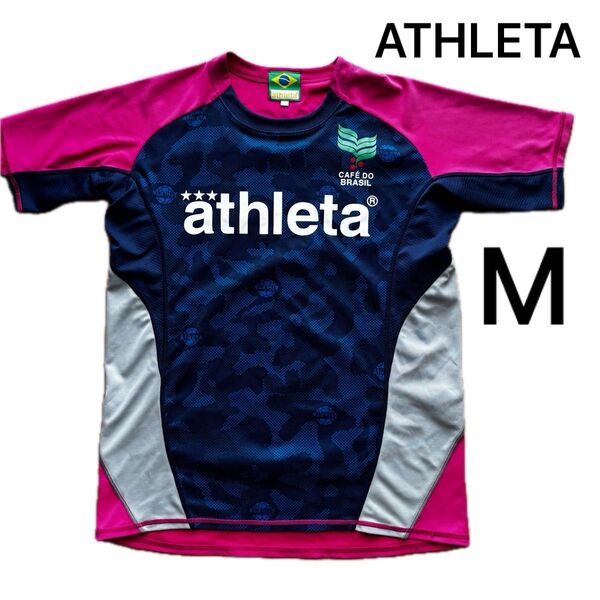 ATHLETA アスレタ 半袖 Tシャツ サッカー フットサル Mサイズ トレーニング ユニフォーム ウェア