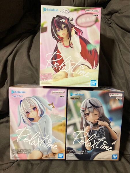 Relax time フィギュア ホロライブ hololive IF 沙花叉クロヱ AZKI 天音かなた 3点セット