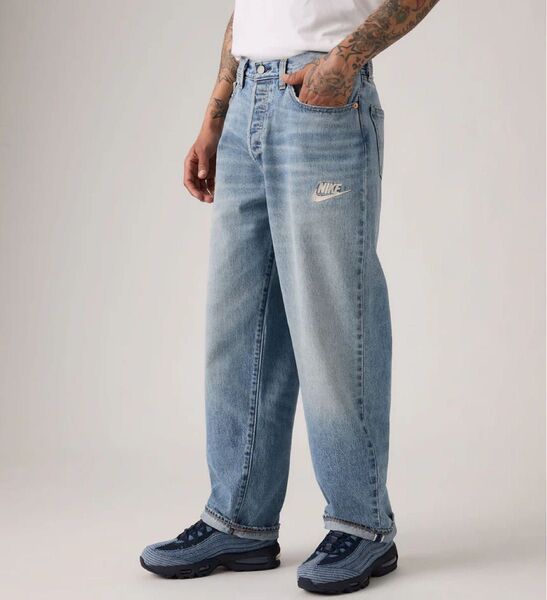 Levi's × Nike Baggy Jean Light Indigo W29/L30 リーバイス ナイキ バギージーンズ