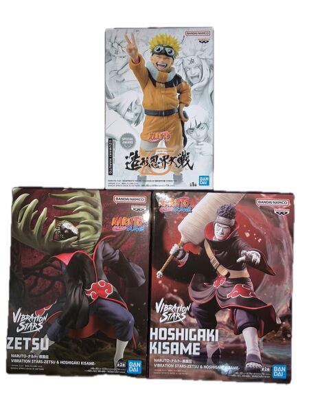 NARUTO ナルト 疾風伝 造形忍界大戦 VIBRATION STARS うずまきナルト ゼツ 干柿鬼鮫 プライズ