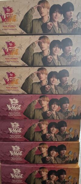 なにわ男子 BON BON VOYAGE《通常盤》 BOXティッシュ 【にしはた×おおにし×たかはティッシュ】※1箱分の価格です。