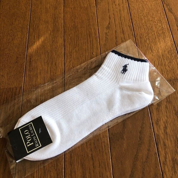 POLO RALPH LAUREN ポロラルフローレン刺繍入り ソックス 25〜27cm 新品 未使用