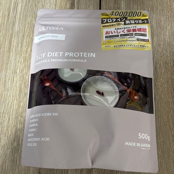 500g ウルトラ ソイダイエットプロテイン 杏仁風味 ULTORA