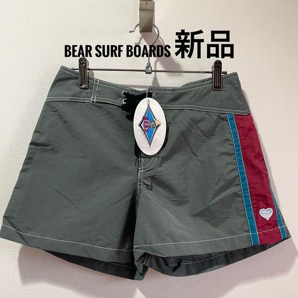 新品 BEAR SURF BOARDS ボードショーツ S 水着 パンツ ショートパンツ ヴィンテージ