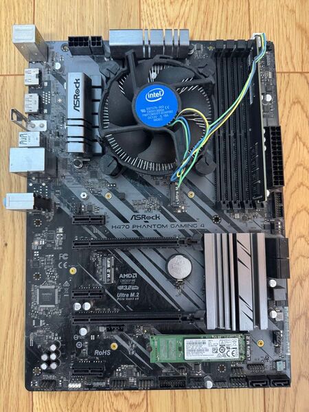 ASROC H470 Celeron G5905 メモリ8GB SSD128GBセット