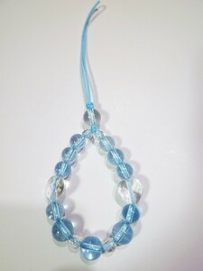  blue topaz crystal strap 