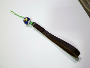  lapis lazuli ( dragon ) leather string strap 