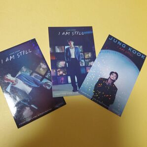 BTS 公式 ジョングク JUNG KOOK 「I AM STILL」ステッカー3枚セット