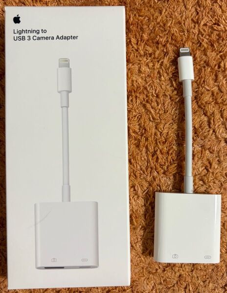 Apple アップル 純正 Lightning to USB3 Camera Adapter ライトニング カメラアダプ