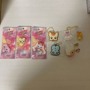 プリキュアシリーズ ストラップ7個&ガチャガチャ商品1個 合計8個セット