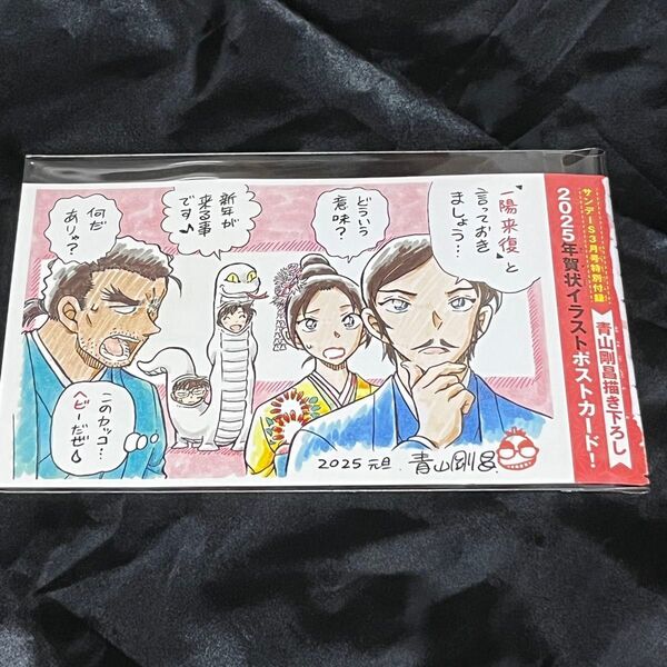 名探偵コナン 隻眼の残像 長野県警 諸伏高明 大和敢助 上原由衣 年賀状 サンデーS 付録