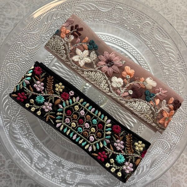 ★インド刺繍リボン セール中 445 ※