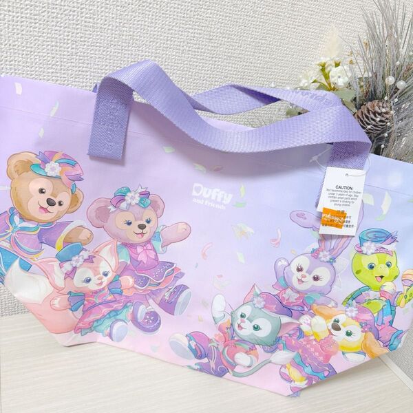 香港ディズニーランド HKD 20周年限定 エコバッグ ショッピングバッグ S ダッフィー&フレンズ