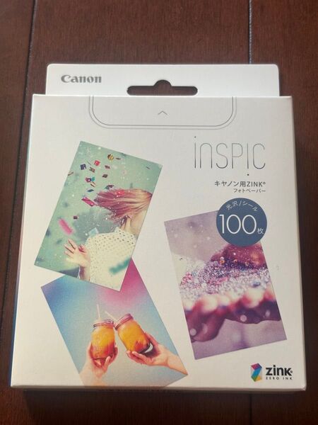 新品未開封 100枚 Canon キヤノン ミニフォトプリンター iNSPiC用 ZINKフォトペーパー