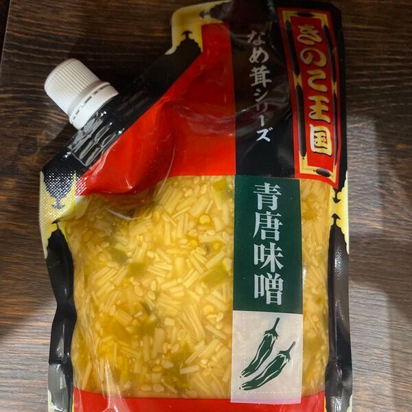 北海道きのこ王国 青唐味噌なめ茸 スタンドパック 270g