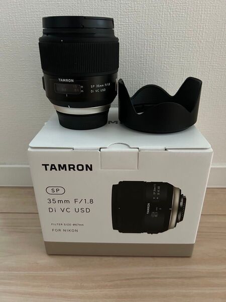 美品★タムロン SP 35mm F/1.8 Di VC USD F012 ニコン 防湿庫保管