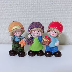フルーツ 果物 小人 妖精 置物 ガーデニング