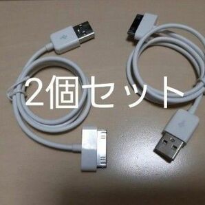 2個セット iPhone iPad pod dock 充電転送ケーブル