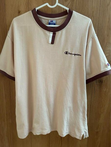 90s Champion linger t shirt チャンピオン半袖Tシャツ