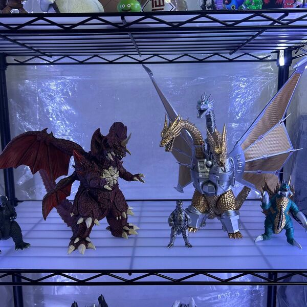東宝怪獣コレクション デストロイア、メカキングギドラ、ガイガン、メカゴジラセット コメントお願い致します