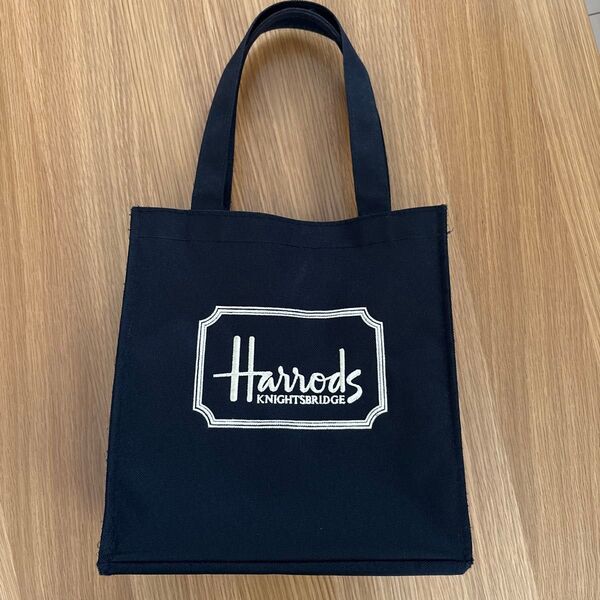 ハロッズ Harrods キャンパストートバッグ サブバッグ
