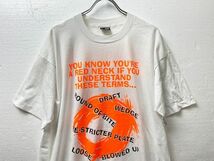 USA製 90's フルーツオブザルーム クルーネック プリント 半袖 Ｔシャツ オレンジ (XL) 90年代 アメリカ製 猫柄 オレンジ_画像1